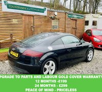 USED 2007 07 AUDI TT 2.0 TFSI Coupe 3dr Petrol Manual Euro 4 (200 ps) 2007 AUDI TT 2.0 TFSI 3D 200 BHP TTS FULL 2 TONE LEATHER UPGRADE / FLAT BOTTOM STEERING ,  SERVICE HISTORY, SERVICED @, 15K, 71K, 79K, 84K, 91K, 106K 111K, TIMING BELT WP REPLACED @ 111K IN 2016 But following this the history has been lost but will have a fresh full service and new MOT by ourselves before sale. 5 spoke 17 alloy wheels, privacy glass, front fog lights and smoked lights. The interior has been fully upgraded with two tone leather TTS seats
