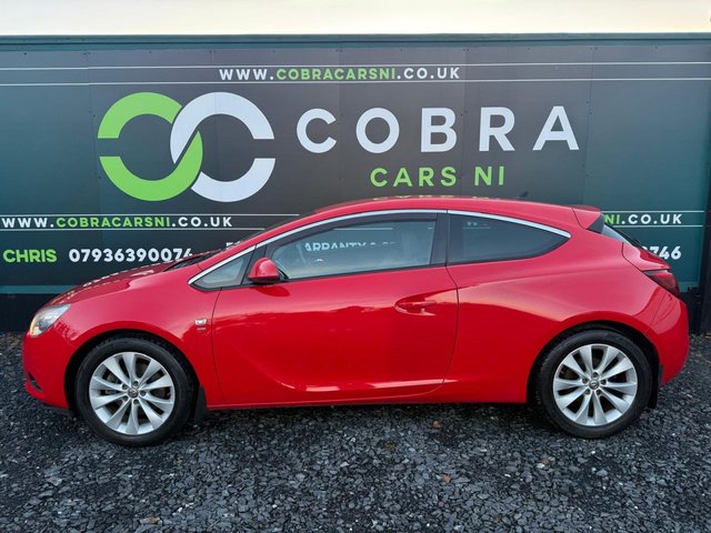 2015 64 VAUXHALL ASTRA GTC 1.4T SRi Coupe 3dr Petrol Manual Euro 5 (s/s) (140 ps) * LOW MILES - ALLOY WHEELS - HALF LEATHER INTERIOR *