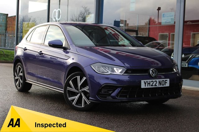 2022 VOLKSWAGEN POLO 1.0 TSI R-Line Hatchback 5dr Petrol Manual Euro 6 (s/s) (95 ps)