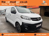 USED 2022 22 VAUXHALL VIVARO 1.5 Turbo D 2700 Dynamic Panel Van 6dr Diesel Manual L1 H1 Euro 6 (s/s) (120 ps) We Supply Cars and Vans all over the Uk, with over 20 years experience, and 5 star Google reviews, we have an ever changing stock profile ! We now offer selected cars and vans for a limited time only at a price to go ! Each and every vehicle will have a mechanical check prior to collection and at least 6 months mot. We are based 5 minutes away from Hull train station just of the A63 on Rugby Street in Hull. Simply get in touch or call and see us for more information. Thank you