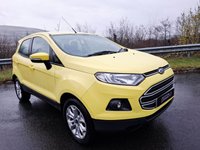 USED 2016 65 FORD ECOSPORT 1.0T EcoBoost Zetec SUV 5dr Petrol Manual 2WD Euro 6 (s/s) (125 ps) 