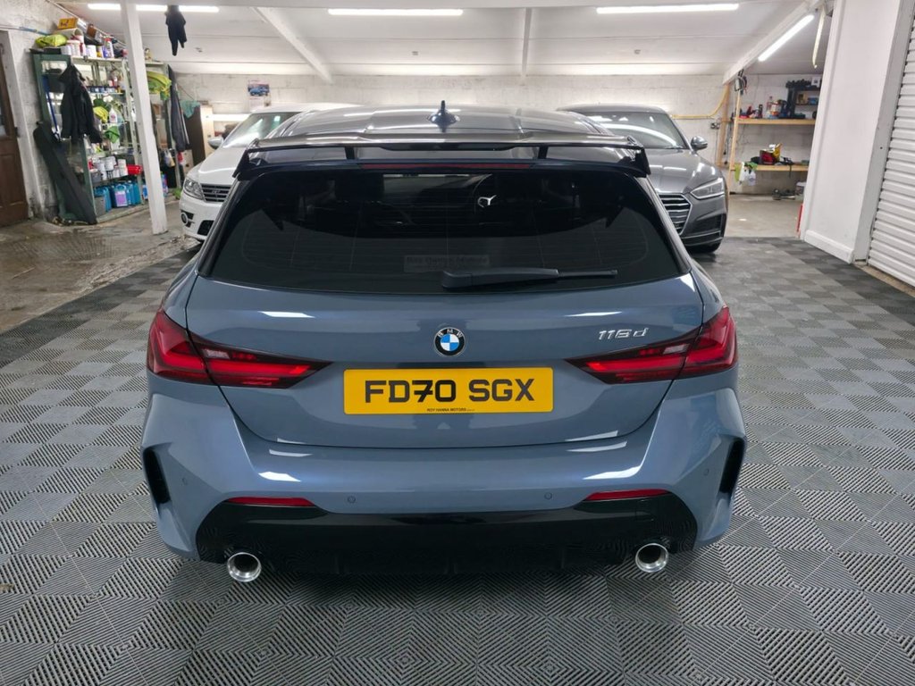 USED 2021 70 BMW 1 SERIES 2.0 118d M Sport Hatchback 5dr Diesel Manual Euro 6 (s/s) (150 ps) 1 Owner - Bluetooth - SatNav!