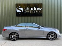 USED 2014 64 MERCEDES-BENZ E-CLASS 3.0 E350d V6 BlueTEC AMG Sport Cabriolet 2dr Diesel G-Tronic+ Euro 6 (s/s) (252 ps) 13 SERVICES INC. GEARBOX + BIG SPEC
