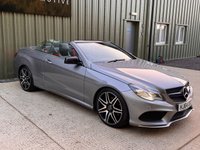 USED 2014 64 MERCEDES-BENZ E-CLASS 3.0 E350d V6 BlueTEC AMG Sport Cabriolet 2dr Diesel G-Tronic+ Euro 6 (s/s) (252 ps) 13 SERVICES INC. GEARBOX + BIG SPEC
