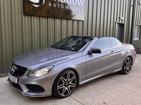 USED 2014 64 MERCEDES-BENZ E-CLASS 3.0 E350d V6 BlueTEC AMG Sport Cabriolet 2dr Diesel G-Tronic+ Euro 6 (s/s) (252 ps) 13 SERVICES INC. GEARBOX + BIG SPEC