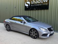 USED 2014 64 MERCEDES-BENZ E-CLASS 3.0 E350d V6 BlueTEC AMG Sport Cabriolet 2dr Diesel G-Tronic+ Euro 6 (s/s) (252 ps) 13 SERVICES INC. GEARBOX + BIG SPEC
