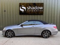 USED 2014 64 MERCEDES-BENZ E-CLASS 3.0 E350d V6 BlueTEC AMG Sport Cabriolet 2dr Diesel G-Tronic+ Euro 6 (s/s) (252 ps) 13 SERVICES INC. GEARBOX + BIG SPEC