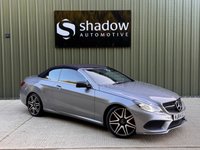 USED 2014 64 MERCEDES-BENZ E-CLASS 3.0 E350d V6 BlueTEC AMG Sport Cabriolet 2dr Diesel G-Tronic+ Euro 6 (s/s) (252 ps) 13 SERVICES INC. GEARBOX + BIG SPEC