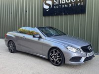 USED 2014 64 MERCEDES-BENZ E-CLASS 3.0 E350d V6 BlueTEC AMG Sport Cabriolet 2dr Diesel G-Tronic+ Euro 6 (s/s) (252 ps) 13 SERVICES INC. GEARBOX + BIG SPEC