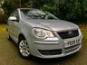 USED 2009 09 VOLKSWAGEN POLO 1.4 SE Hatchback 3dr Petrol Automatic (165 g/km, 79 bhp)ONLY 40,600 MILES WITH 1 LADY OWNER SINCE 2014//REAR PARKING SENSORS// EXCELLENT HISTORY X11 SERVICING STAMPS//REMOTE CENTRAL LOCKING X2 KEYS///AIRCON//ALLOY WHEELS//X4 AIRBAGS// 1 LADY OWNER SINCE 2014 //ONLY 40,600 MILES--YES 40,600 MILES//X11 VW\SPECIALIST/SERVICING STAMPS/// ULEZ COMPLIANT//AIRCON/  REAR PARKING SENSORS