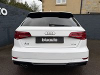 USED 2018 18 AUDI A3 1.5 TFSI CoD Black Edition Sportback 5dr Petrol S Tronic Euro 6 (s/s) (150 ps) Front & Rear Parking Sensors, 1 Owner From New, Superb Audi Service History, Part Leather S-Line Interior, Power Folding Heated Wingmirrors