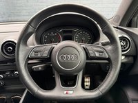 USED 2018 18 AUDI A3 1.5 TFSI CoD Black Edition Sportback 5dr Petrol S Tronic Euro 6 (s/s) (150 ps) Front & Rear Parking Sensors, 1 Owner From New, Superb Audi Service History, Part Leather S-Line Interior, Power Folding Heated Wingmirrors