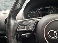 USED 2018 18 AUDI A3 1.5 TFSI CoD Black Edition Sportback 5dr Petrol S Tronic Euro 6 (s/s) (150 ps) Front & Rear Parking Sensors, 1 Owner From New, Superb Audi Service History, Part Leather S-Line Interior, Power Folding Heated Wingmirrors