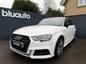 USED 2018 18 AUDI A3 1.5 TFSI CoD Black Edition Sportback 5dr Petrol S Tronic Euro 6 (s/s) (150 ps) Front & Rear Parking Sensors, 1 Owner From New, Superb Audi Service History, Part Leather S-Line Interior, Power Folding Heated Wingmirrors