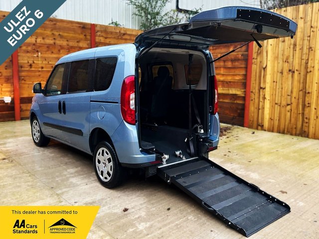 View our Fiat Doblo 4 Seat Petrol Wheelchair Accessible Disabled Access Vehicle WAV