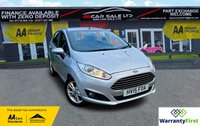 USED 2015 15 FORD FIESTA 1.0T EcoBoost Zetec Hatchback 5dr Petrol Manual Euro 6 (s/s) (100 ps) 