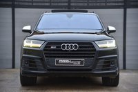 USED 2018 18 AUDI SQ7 4.0 TDI V8 Vorsprung SUV 5dr Diesel Tiptronic quattro Euro 6 (s/s) (435 ps) ULEZ Free | 2 Keys | Full Service History | 7 Seats | Panoramic Glass Sunroof | Full Audi Exclusive Velcona Leather | BOSE 3D Sound System | Trailer Pack | Ambient Lights | Heated Front & Rear Seats | LED Headlights | Electrically Adjustable Steering Column | Audi Phone Box | Privacy Glass | Heated Exterior Mirrors | MOT Valid ( 27/04/2026)