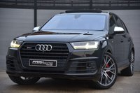 USED 2018 18 AUDI SQ7 4.0 TDI V8 Vorsprung SUV 5dr Diesel Tiptronic quattro Euro 6 (s/s) (435 ps) ULEZ Free | 2 Keys | Full Service History | 7 Seats | Panoramic Glass Sunroof | Full Audi Exclusive Velcona Leather | BOSE 3D Sound System | Trailer Pack | Ambient Lights | Heated Front & Rear Seats | LED Headlights | Electrically Adjustable Steering Column | Audi Phone Box | Privacy Glass | Heated Exterior Mirrors | MOT Valid ( 27/04/2026)