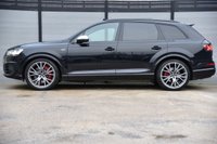 USED 2018 18 AUDI SQ7 4.0 TDI V8 Vorsprung SUV 5dr Diesel Tiptronic quattro Euro 6 (s/s) (435 ps) ULEZ Free | 2 Keys | Full Service History | 7 Seats | Panoramic Glass Sunroof | Full Audi Exclusive Velcona Leather | BOSE 3D Sound System | Trailer Pack | Ambient Lights | Heated Front & Rear Seats | LED Headlights | Electrically Adjustable Steering Column | Audi Phone Box | Privacy Glass | Heated Exterior Mirrors | MOT Valid ( 27/04/2026)