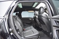 USED 2018 18 AUDI SQ7 4.0 TDI V8 Vorsprung SUV 5dr Diesel Tiptronic quattro Euro 6 (s/s) (435 ps) ULEZ Free | 2 Keys | Full Service History | 7 Seats | Panoramic Glass Sunroof | Full Audi Exclusive Velcona Leather | BOSE 3D Sound System | Trailer Pack | Ambient Lights | Heated Front & Rear Seats | LED Headlights | Electrically Adjustable Steering Column | Audi Phone Box | Privacy Glass | Heated Exterior Mirrors | MOT Valid ( 27/04/2026)