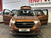 USED 2018 68 FORD EDGE 2.0 TDCi Sport SUV 5dr Diesel Powershift AWD Euro 6 (s/s) (210 ps) F&R HTD SEATS+AMB LIGHTS+20"ALLOYS