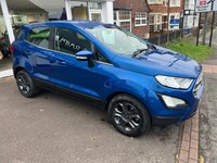USED 2018 18 FORD ECOSPORT 1.0T EcoBoost Zetec SUV 5dr Petrol Manual Euro 6 (s/s) (125 ps) 