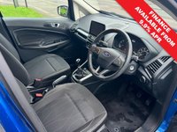 USED 2018 18 FORD ECOSPORT 1.0T EcoBoost Zetec SUV 5dr Petrol Manual Euro 6 (s/s) (125 ps) 