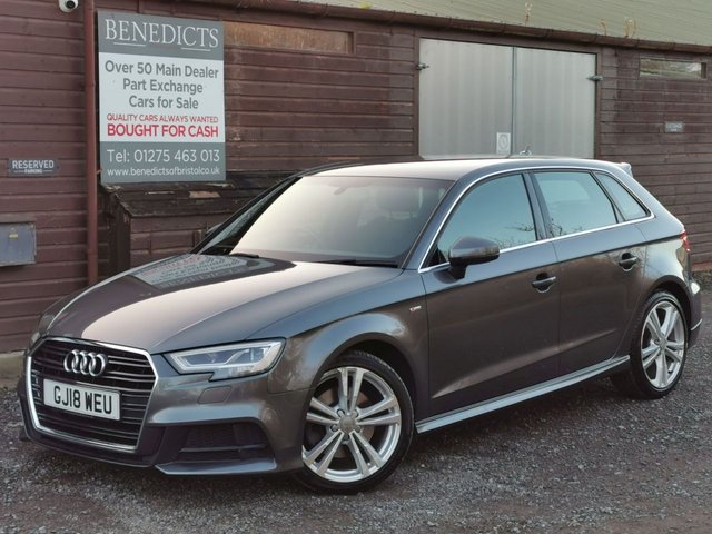 2018 18 Audi A3 2.0 TFSI S line Sportback 5dr Petrol Manual Euro 6 (s/s) (190 ps)