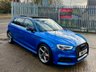 USED 2018 18 AUDI S3 2.0 TFSI Black Edition Sportback 5dr Petrol S Tronic quattro Euro 6 (s/s) (310 ps) 