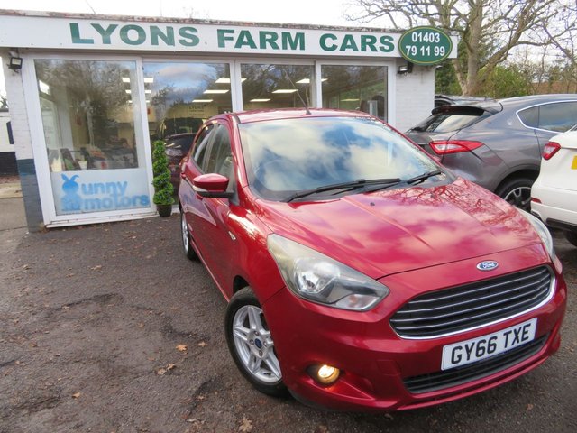 2017 66 Ford Ka+ 1.2 Ti-VCT Zetec Hatchback 5dr Petrol Manual Euro 6 (70 ps)