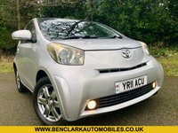 USED 2011 11 TOYOTA IQ 1.0 VVT-i 2 Hatchback 3dr Petrol Manual Euro 5 (68 ps1 RETIRED LADY OWNER+HUSBAND 2024 WITH ONLY 19,700 MILES --YES 19,700 MILES ONLY //X14 TOYOTA MAIN DEALER/SPECIALIST SERVICING STAMPS//X9 AIRBAGS\\AIRCON//ALLOYS//INSURANCE GROUP 4//20 POUND ROAD TAX//ELECTRIC FOLDING MIRRORS 68 ps1 RETIRED LADY OWNER+HUSBAND 2024 WITH ONLY 19,700 MILES --YES 19,700 MILES ONLY //X14 TOYOTA MAIN DEALER/SPECIALIST SERVICING STAMPS//X9 AIRBAGS\AIRCON//ALLOYS//INSURANCE GROUP 4//20 POUND ROAD TAX//ELECTRIC FOLDING MIRRORS