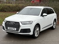 USED 2016 16 AUDI Q7 3.0 TDI V6 S line SUV 5dr Diesel Tiptronic quattro Euro 6 (s/s) (218 ps) Heated front seats