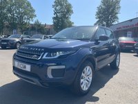 USED 2017 17 LAND ROVER RANGE ROVER EVOQUE 2.0 TD4 SE SUV 5dr Diesel Manual 4WD Euro 6 (s/s) (180 ps) A REALLY BEAUTIFUL ADDITION FINISHED IN BLUE METALLIC PAINT+DIESEL+JUST 1 OWNER FROM NEW+SERVICE HISTORY+4 WHEEL DRIVE+ULEZ COMPLIANT+FULL LEATHER INTERIOR+FULL PANORAMIC GLASS ROOF+PARK ASSIST+CLIMATE CONTROL+18 INCH ALLOY WHEELS+CALL NOW FOR MORE INFORMATION AND TO ARRANGE A VIEWING+READY TO DRIVE AWAY TODAY!!!!!!!!!!!!!!!!!!!!!!!!!!!!!!!