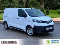 USED 2021 21 TOYOTA PROACE 50kWh Icon Medium Panel Van 6dr Electric Auto MWB (7kW OBC) (136 ps) TOYOTA HISTIORY AND WARRANTY-NO VAT
