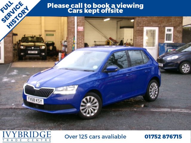 2019 SKODA FABIA 1.0 S Hatchback 5dr Petrol Manual Euro 6 (s/s) (75 ps)