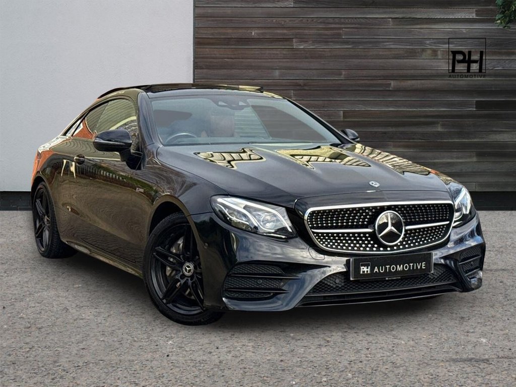 USED 2017 17 MERCEDES-BENZ E-CLASS 3.0 E400 V6 AMG Line (Premium Plus) Coupe 2dr Petrol G-Tronic+ 4MATIC Euro 6 (s/s) (333 ps) SOFT CLOSE|PAN ROOF|BLIND SPOT