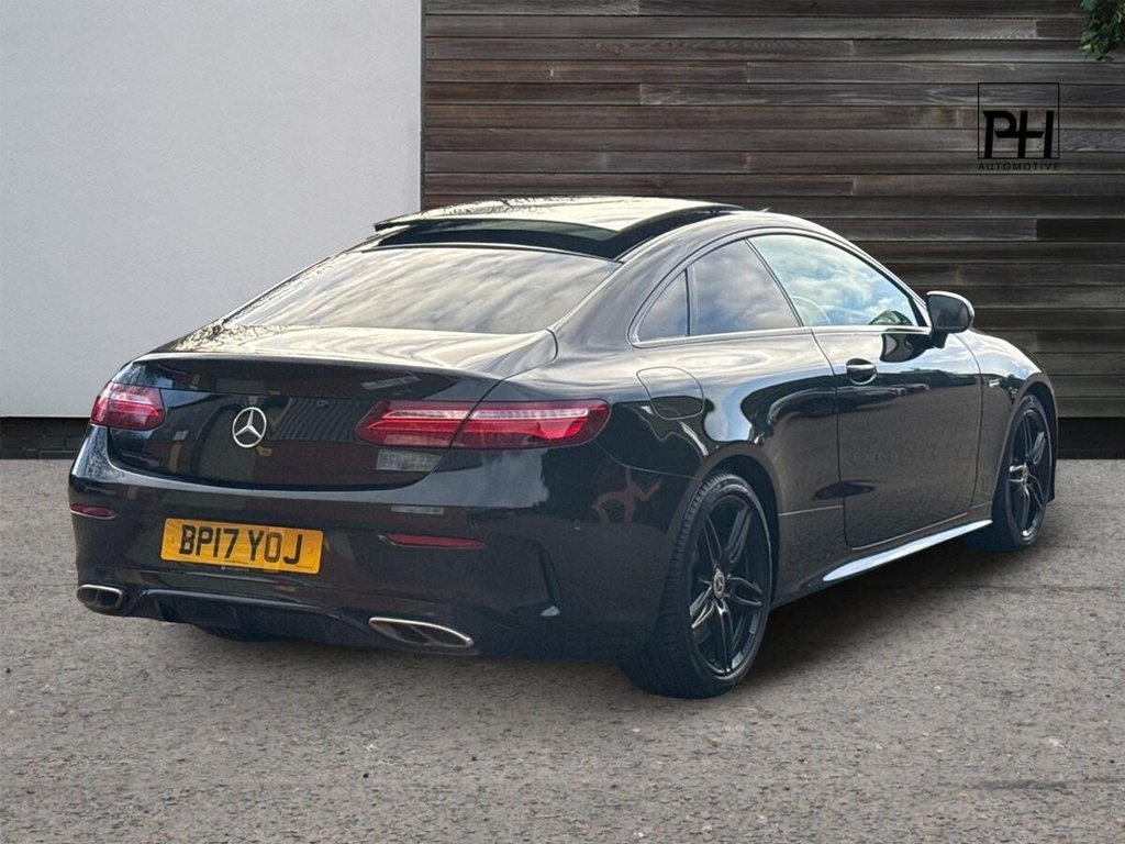 USED 2017 17 MERCEDES-BENZ E-CLASS 3.0 E400 V6 AMG Line (Premium Plus) Coupe 2dr Petrol G-Tronic+ 4MATIC Euro 6 (s/s) (333 ps) SOFT CLOSE|PAN ROOF|BLIND SPOT