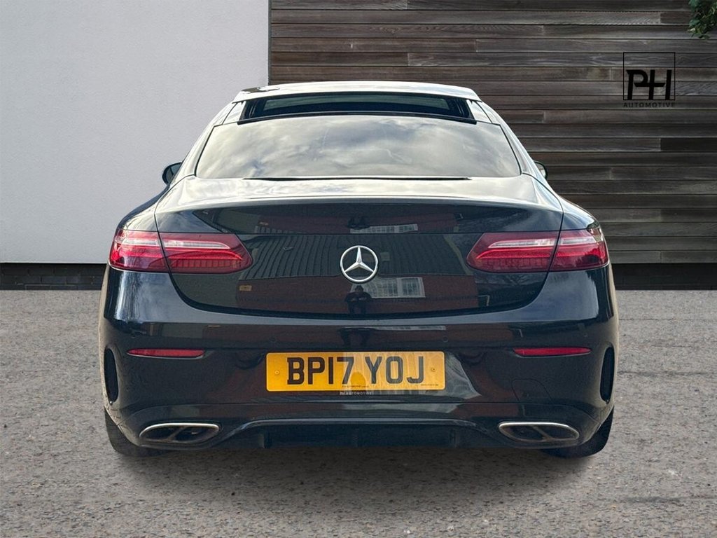 USED 2017 17 MERCEDES-BENZ E-CLASS 3.0 E400 V6 AMG Line (Premium Plus) Coupe 2dr Petrol G-Tronic+ 4MATIC Euro 6 (s/s) (333 ps) SOFT CLOSE|PAN ROOF|BLIND SPOT