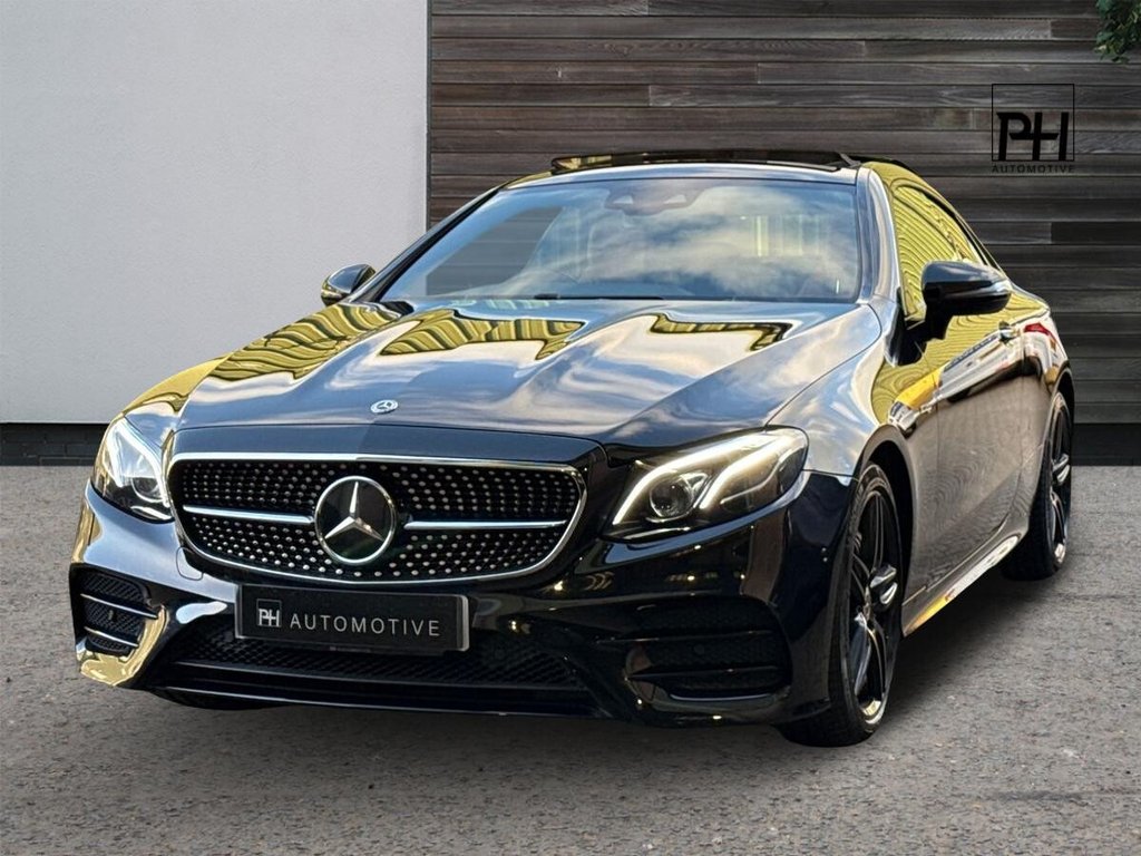 USED 2017 17 MERCEDES-BENZ E-CLASS 3.0 E400 V6 AMG Line (Premium Plus) Coupe 2dr Petrol G-Tronic+ 4MATIC Euro 6 (s/s) (333 ps) SOFT CLOSE|PAN ROOF|BLIND SPOT