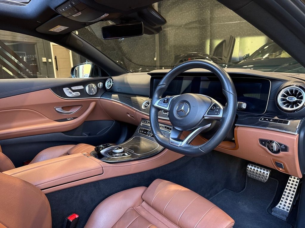 USED 2017 17 MERCEDES-BENZ E-CLASS 3.0 E400 V6 AMG Line (Premium Plus) Coupe 2dr Petrol G-Tronic+ 4MATIC Euro 6 (s/s) (333 ps) SOFT CLOSE|PAN ROOF|BLIND SPOT