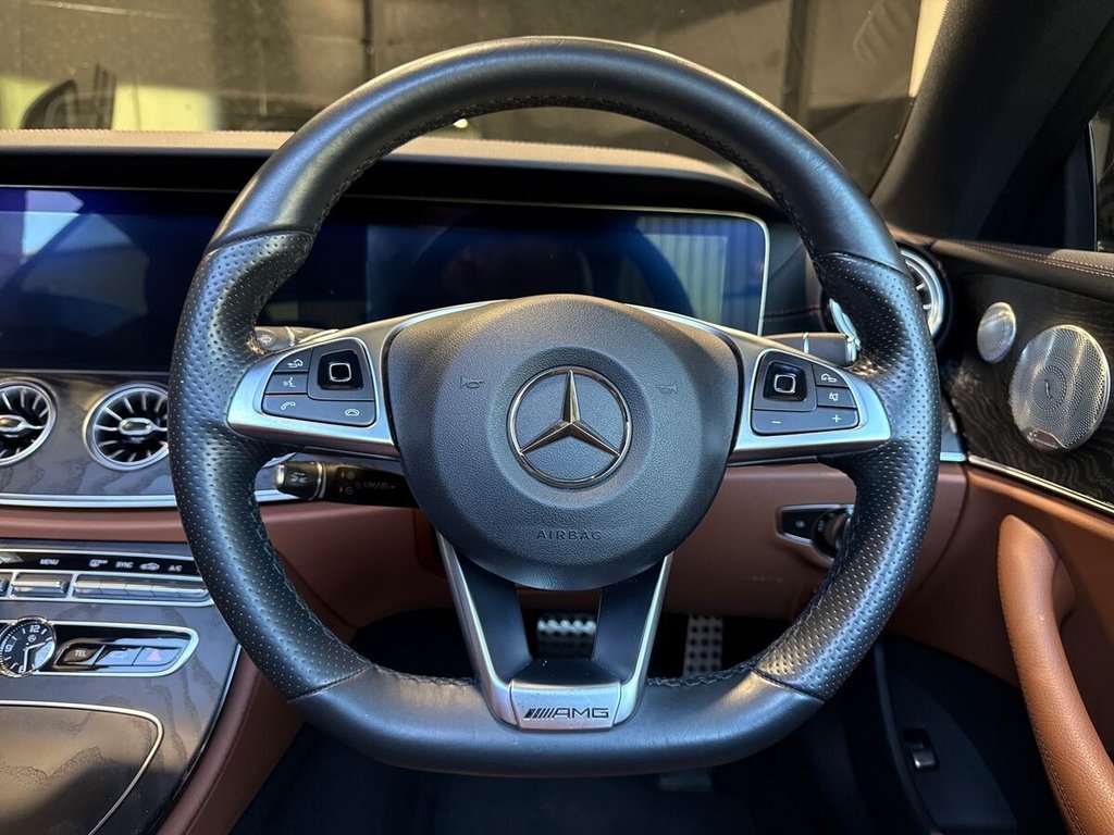 USED 2017 17 MERCEDES-BENZ E-CLASS 3.0 E400 V6 AMG Line (Premium Plus) Coupe 2dr Petrol G-Tronic+ 4MATIC Euro 6 (s/s) (333 ps) SOFT CLOSE|PAN ROOF|BLIND SPOT