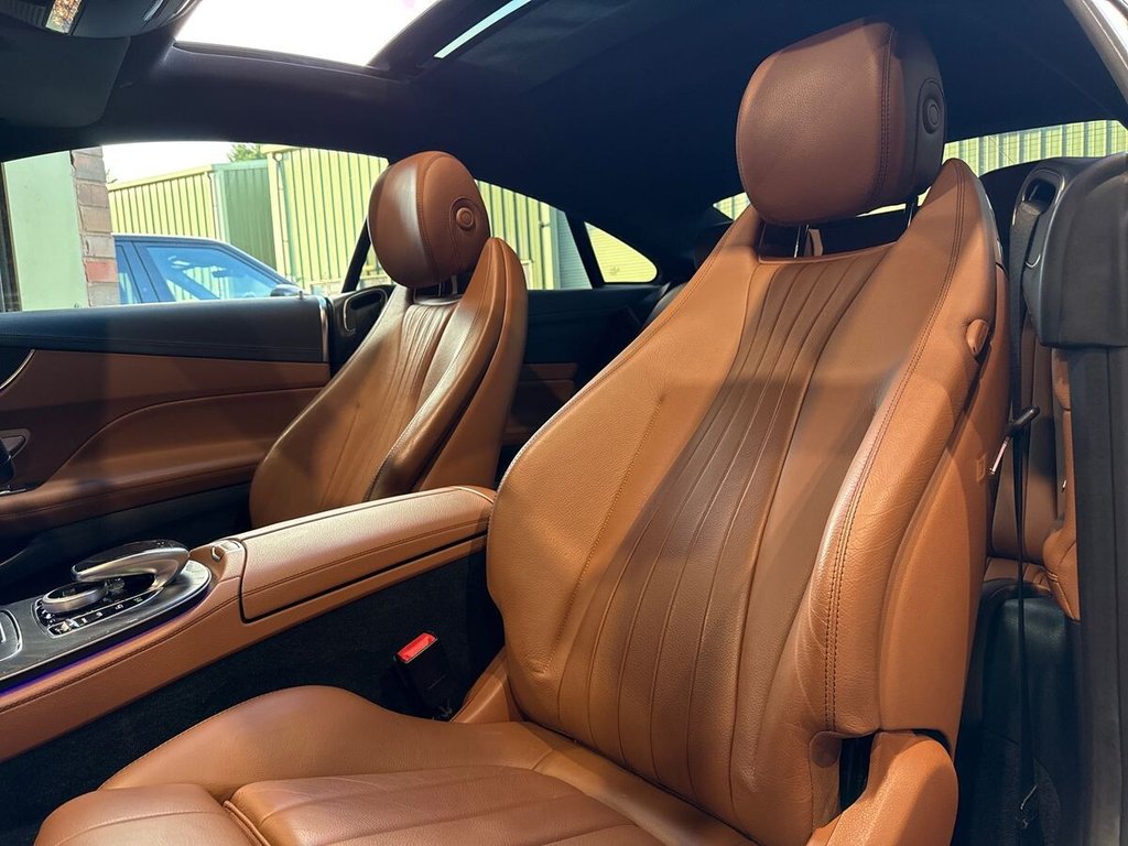 USED 2017 17 MERCEDES-BENZ E-CLASS 3.0 E400 V6 AMG Line (Premium Plus) Coupe 2dr Petrol G-Tronic+ 4MATIC Euro 6 (s/s) (333 ps) SOFT CLOSE|PAN ROOF|BLIND SPOT