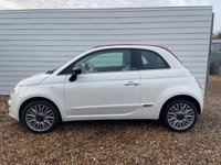 USED 2015 65 FIAT 500C 1.2 Lounge Convertible 2dr Petrol Manual Euro 6 (s/s) (69 bhp) Full service history. 2 keys