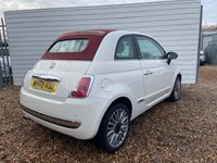 USED 2015 65 FIAT 500C 1.2 Lounge Convertible 2dr Petrol Manual Euro 6 (s/s) (69 bhp) Full service history. 2 keys