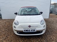 USED 2015 65 FIAT 500C 1.2 Lounge Convertible 2dr Petrol Manual Euro 6 (s/s) (69 bhp) Full service history. 2 keys