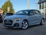 USED 2020 20 AUDI A1 1.0 TFSI 25 S line Sportback 5dr Petrol Manual Euro 6 (s/s) (95 ps) Finished in Arrow grey pearl with Mythos Black Roof and contrasting SPORTS PART LEATHER trim. This Audi A1 Sportback is a posh small car that is comfortable, practical, fun and great to drive. If you're looking for a small, easy-to-drive car but don't want to compromise on quality, then this car is well worth a look. Features include, Part Leather, APPLE PLAY, Park Sensors, Alloys, A/C, DAB Radio, B/Tooth, Cruise and more. Dealer serviced at 18496 miles, 23315 miles, 34715 miles and 43952 miles