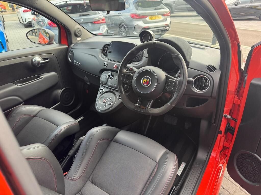 USED 2024 24 ABARTH 695 1.4 T-Jet Competizione Hatchback 3dr Petrol Auto Euro 6 (180 bhp)  MONZA EXHAUST|CARBON BUCKETS