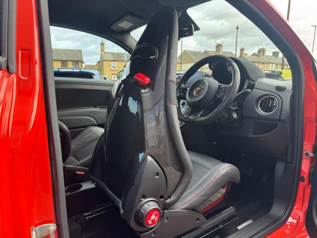 USED 2024 24 ABARTH 695 1.4 T-Jet Competizione Hatchback 3dr Petrol Auto Euro 6 (180 bhp)  MONZA EXHAUST|CARBON BUCKETS