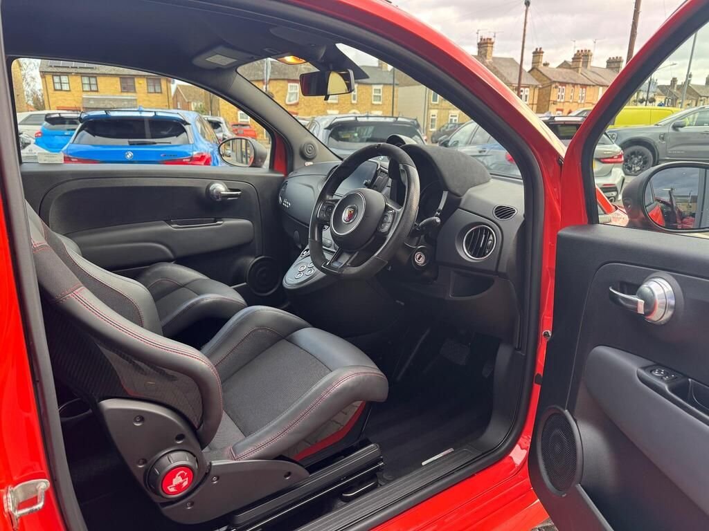 USED 2024 24 ABARTH 695 1.4 T-Jet Competizione Hatchback 3dr Petrol Auto Euro 6 (180 bhp)  MONZA EXHAUST|CARBON BUCKETS