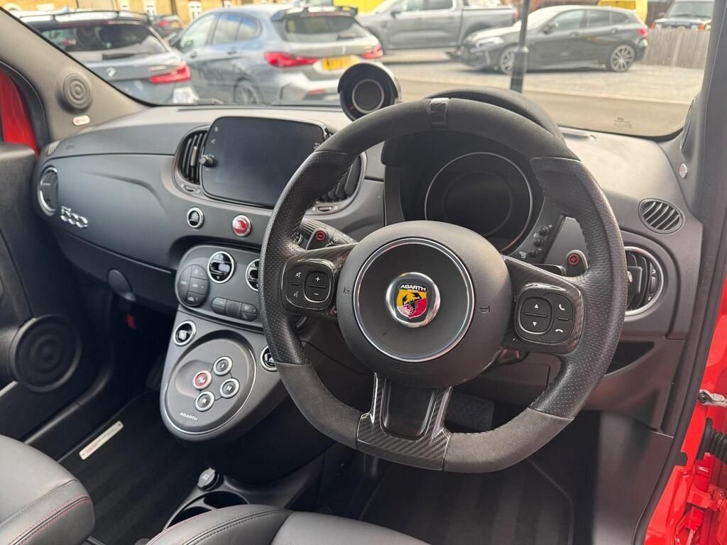 USED 2024 24 ABARTH 695 1.4 T-Jet Competizione Hatchback 3dr Petrol Auto Euro 6 (180 bhp)  MONZA EXHAUST|CARBON BUCKETS